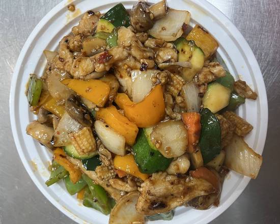 Szechuan Chicken with Vegetable 四川鸡丁